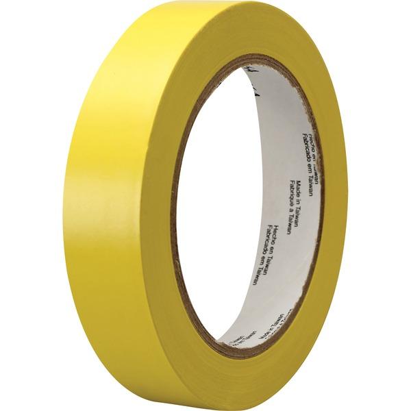 3M General-Purpose Vinyl Tape 764 - 36 yd Length - 5 mil Thickness - Rubber - 4 mil - Polyvinyl Chloride (PVC) Backing - 1 Roll - Yellow