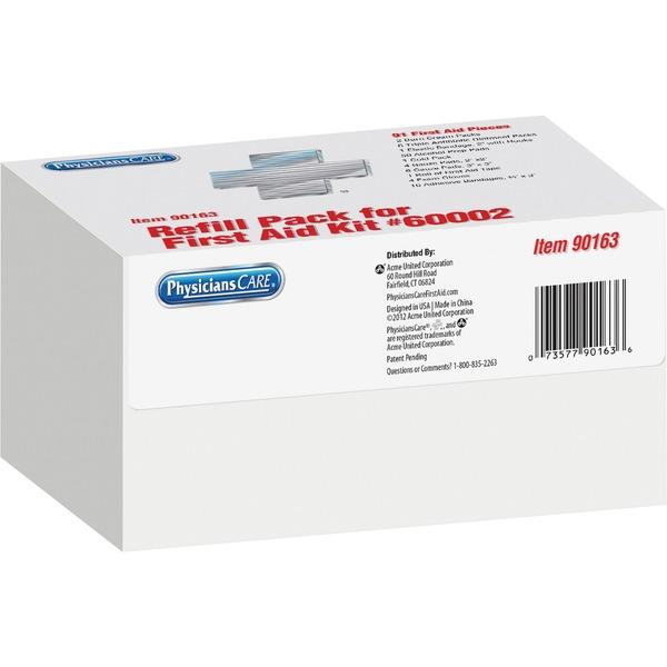 First Aid Only 127-Piece First Aid Refill Kit - 127 x Piece(s) For 25 x Individual(s) - 1 Each