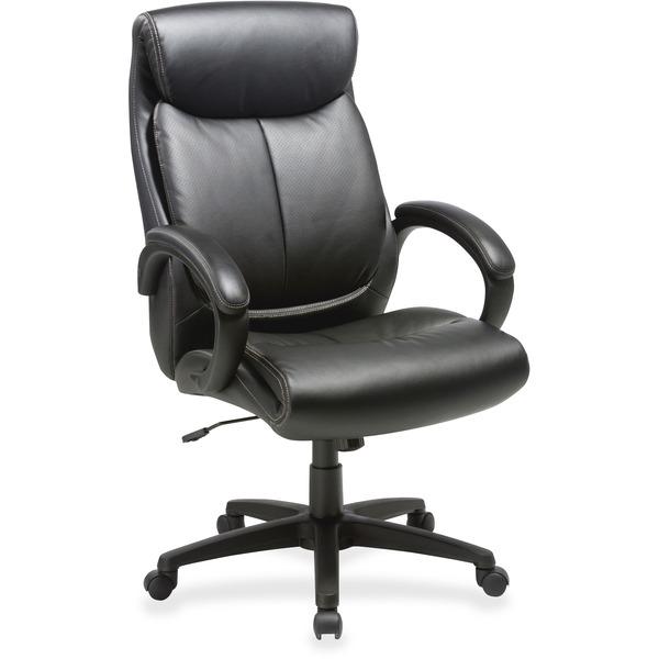 Lorell Executive Chair - Black Seat - Black Back - 28