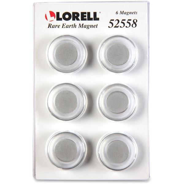 Lorell Round Cap Rare Earth Magnets - 1.2