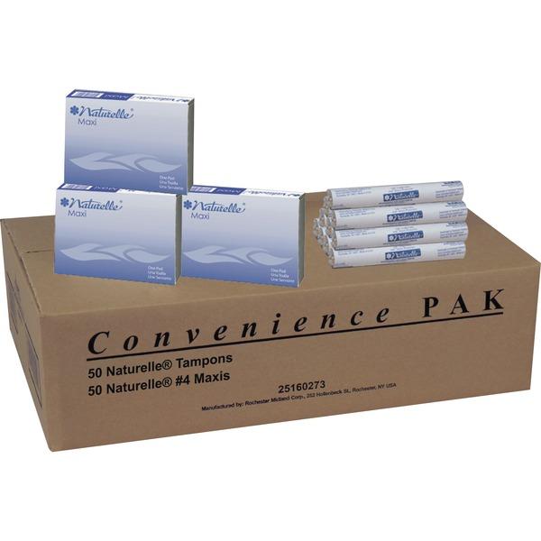 Impact Products Dual Vendor Hygiene Dispenser Convenience Pak - 100 / Carton - Individually Wrapped, Flushable, Anti-leak