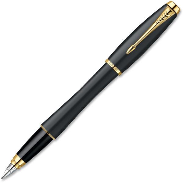 Parker Urban Fountain Pen - Fine Pen Point - Refillable - Black - 1 Each