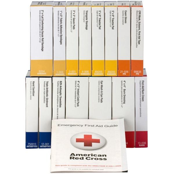 First Aid Only 25-Person Unitized First Aid Refill - ANSI Compliant - 84 x Piece(s) For 25 x Individual(s) - 2.3
