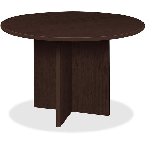 Lorell Prominence Round Laminate Conference Table - 29