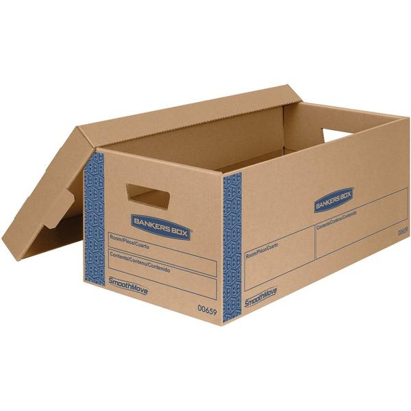 Bankers Box SmoothMove Moving Boxes - Internal Dimensions: 12