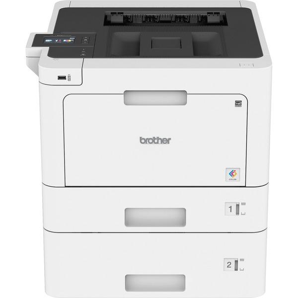 Brother Business Color Laser Printer HL-L8360CDWT - Wireless Networking - Dual Trays - Color Laser Printer - 33 ppm Mono / 33 ppm Color - Automatic Duplex Print - Ethernet - Wireless LAN - USB