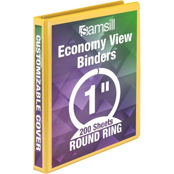 Samsill Economy Round-Ring View Binder - 1