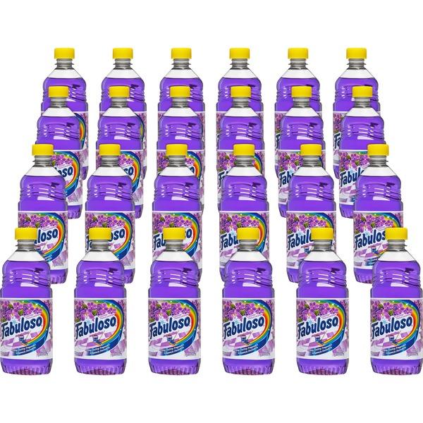 Fabuloso Multi-Use Cleaner - Liquid - 16.9 fl oz (0.5 quart) - Fresh Scent - 24 / Bottle - 24 / Carton - Lavender