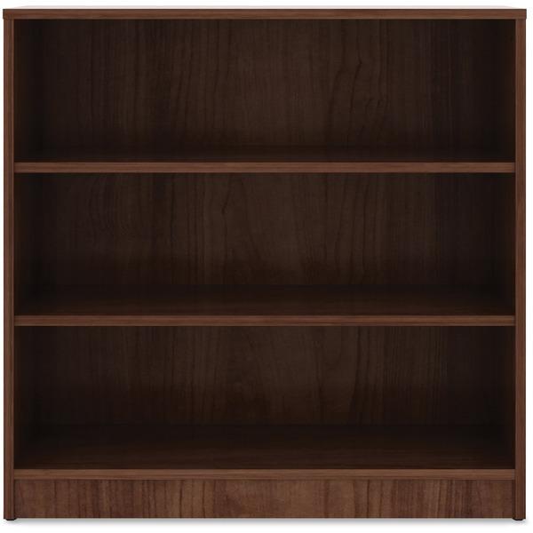 Lorell Walnut Laminate Bookcase - 36