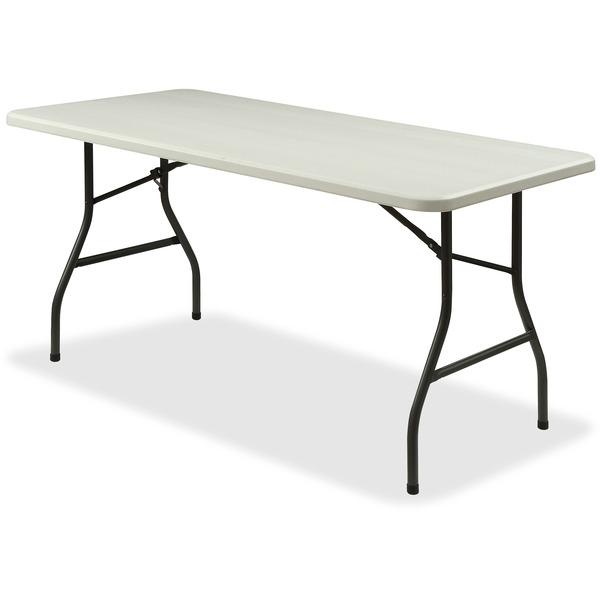 Lorell Ultra-Lite Folding Table - Powder Coated Base - 72