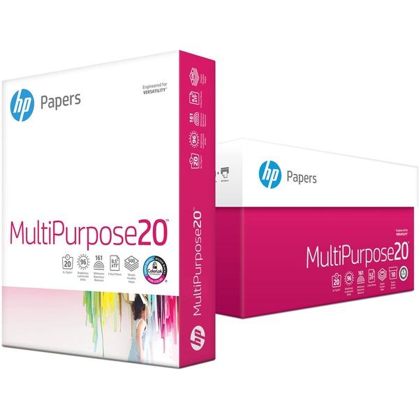 HP Papers MultiPurpose20 Inkjet, Laser Print Copy & Multipurpose Paper - Letter - 8 1/2