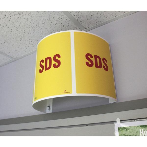 Impact Products 180 Degree Projection Sign - 1 Each - SDS Print/Message - 12