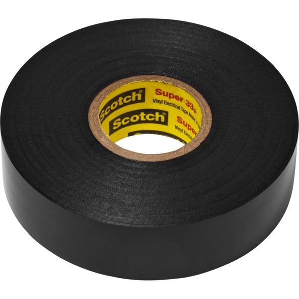 Scotch Super 33 Plus Vinyl Electrical Tape - 22 yd Length x 0.75