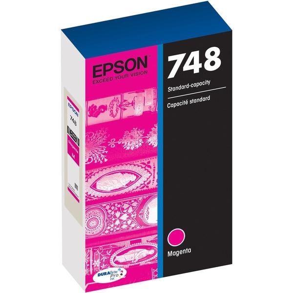 Epson DURABrite Pro 748 Ink Cartridge - Magenta - Inkjet - Standard Yield - 1500 Pages - 1 Pack