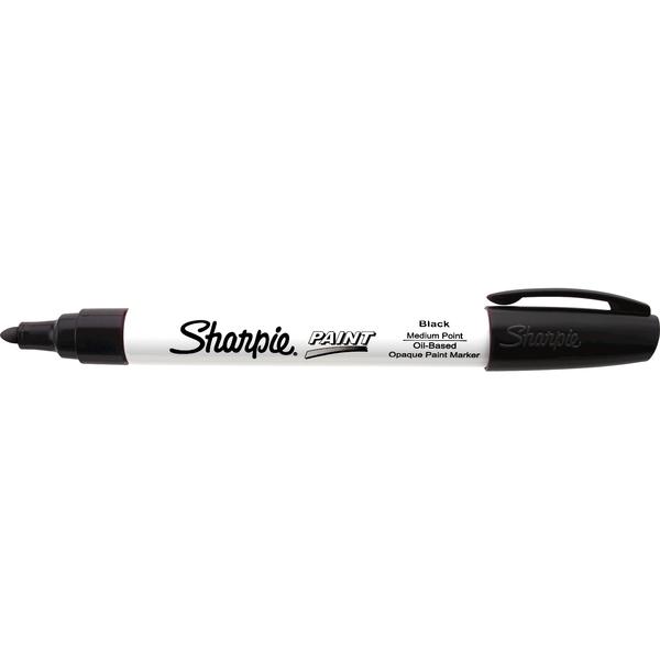 Sharpie Oil-Based Paint Marker - Medium Point - Medium Marker Point - Black Oil Based Ink - 1 / Each