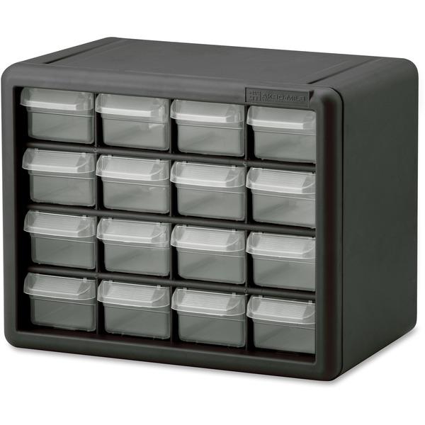 Akro-Mils 16-Drawer Plastic Storage Cabinet - 16 Drawer(s) - 8.5