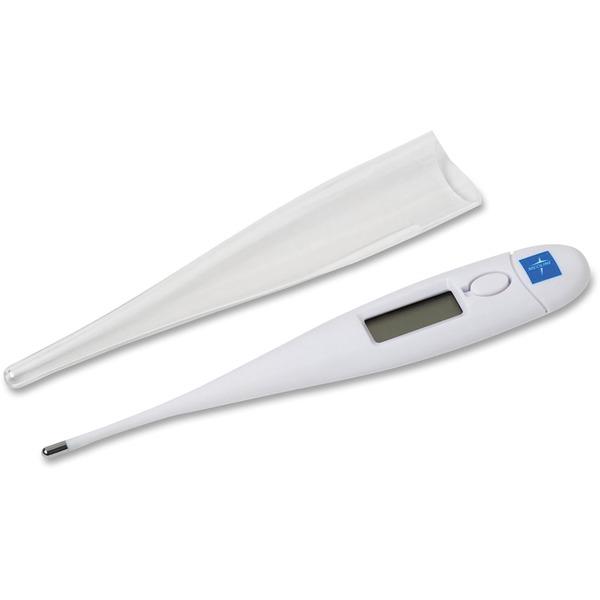 Medline Premier Oral Digital Thermometer - 90°F (32.2°C) to 109.9°F (43.3°C) - Reusable, Latex-free - For Oral - White