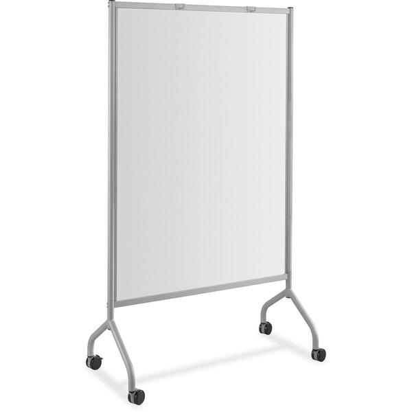 Safco Impromptu Magnetic Whiteboard Screens - Gray Surface - Gray Steel Frame - Rectangle - Assembly Required - 1 / Each