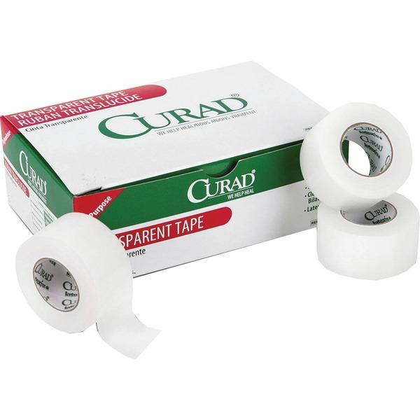 Curad Cloth Silk Adhesive Tape - 10 yd Length x 1
