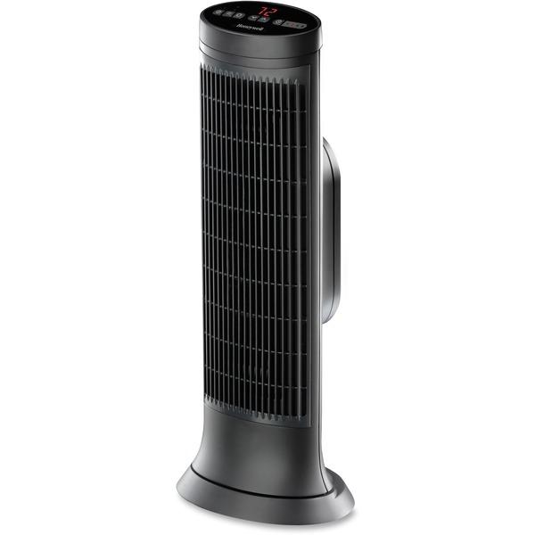 Honeywell Digital Ceramic Tower Heater - Ceramic - Electric - Electric - 1500 W - 2 x Heat Settings - Timer - 1500 W - Indoor - Tower - Dark Gray