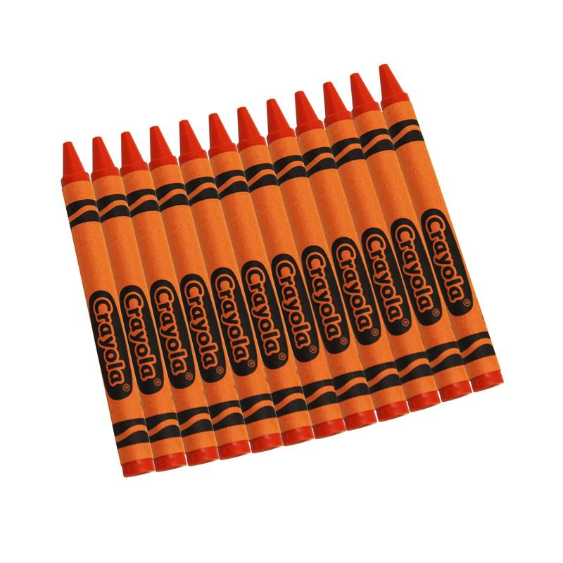 Crayola Bulk Crayons - Orange - 12 / Pack