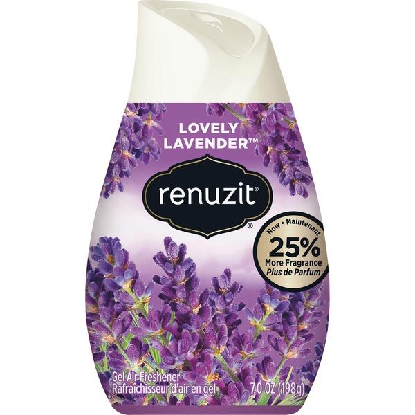 Renuzit Lovely Lavender Gel Air Freshener - 7 fl oz (0.2 quart) - Fresh Lavender - 1 Each