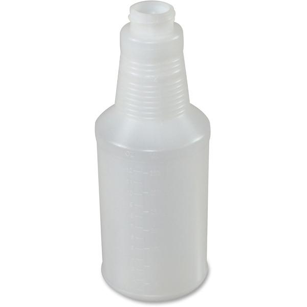 Genuine Joe 16 oz. Plastic Bottle with Graduations - Suitable For Cleaning - 24 / Carton