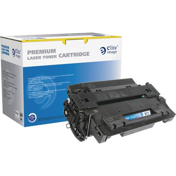 Elite Image Remanufactured MICR Toner Cartridge - Alternative for HP 55X (CE255X) - Laser - High Yield - Black - 12500 Pages - 1 Each