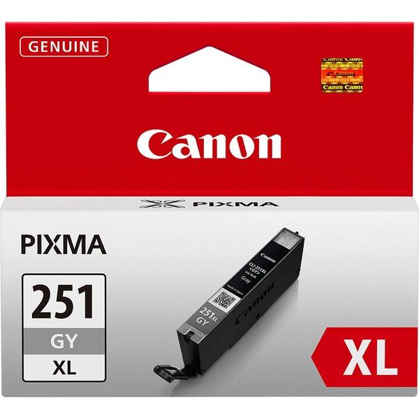 Canon CLI251XLGY Original Ink Cartridge - Inkjet - Gray - 1 Each