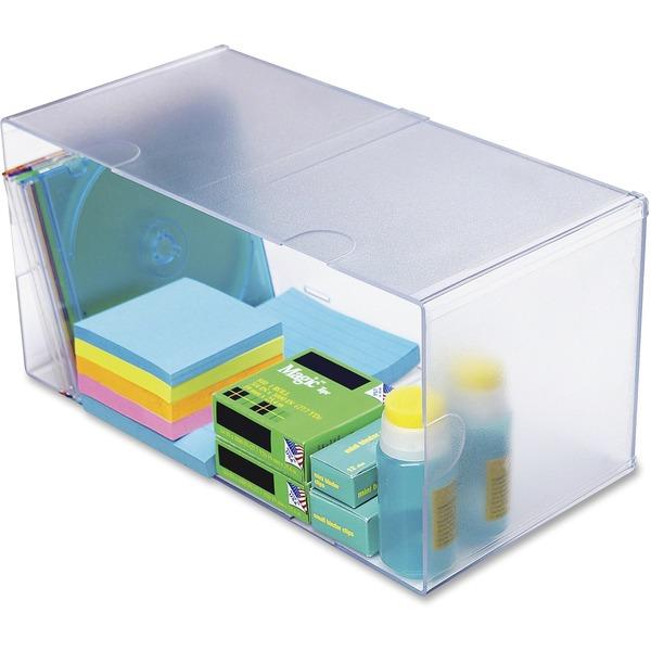 Deflecto Stackable Cube Organizer - 1 Compartment(s) - 6