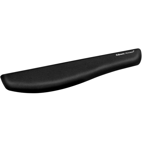 Fellowes PlushTouch™ Keyboard Wrist Rest with Microban® - Black - 1