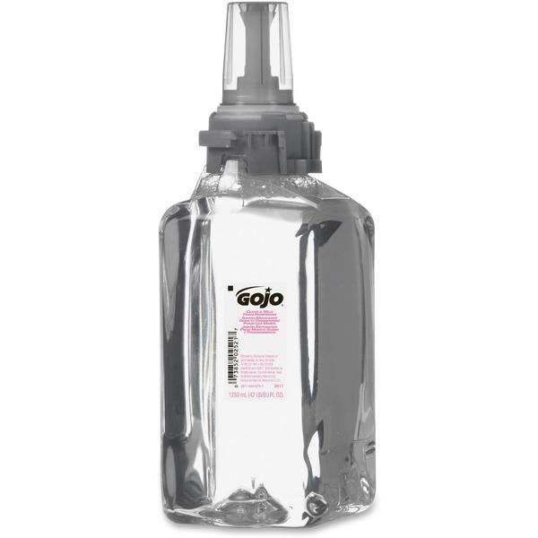 Gojo® ADX-12 Clear/Mild Handwash Refill - 42.3 fl oz (1250 mL) - Hand, Skin - Clear - Moisturizing, Dye-free, Fragrance-free, Rich Lather - 1 / Each