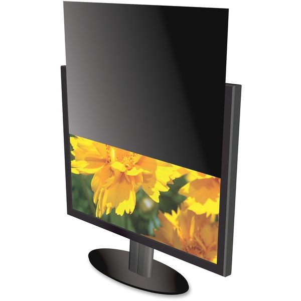 Kantek 16:9 Ratio LCD Monitor Privacy Screen Black - For 20
