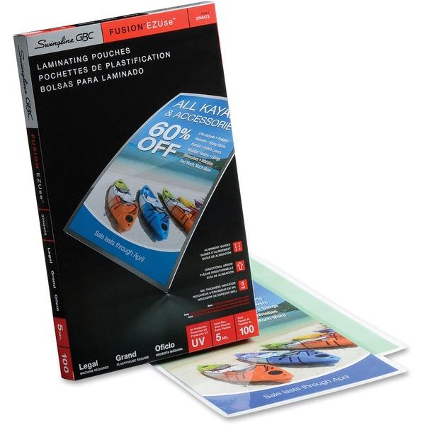 GBC Fusion EZUse Laminating Pouches - Sheet Size Supported: Legal 8.50