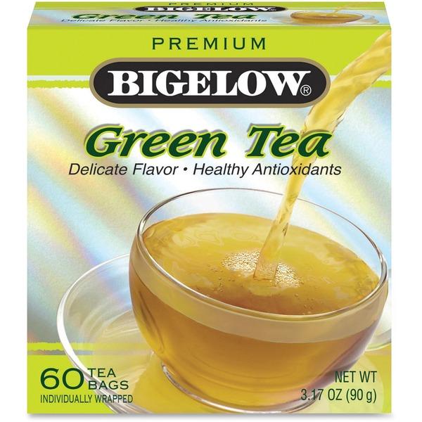 Bigelow Premium Blend Green Tea - Green Tea - 3.2 oz Per Box - 60 - 60 / Box