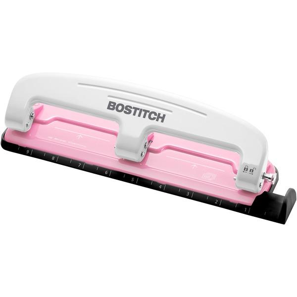 Bostitch EZ Squeeze™ InCourage 12 Three-Hole Punch - 3 Punch Head(s) - 12 Sheet Capacity - 9/32