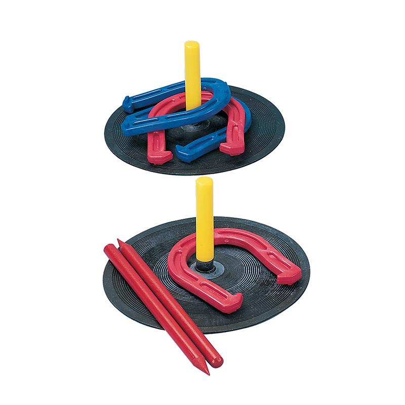 Champion Sports Indoor/Outdoor Horseshoe Set - Sports - Assorted - Rubber, Plastic
