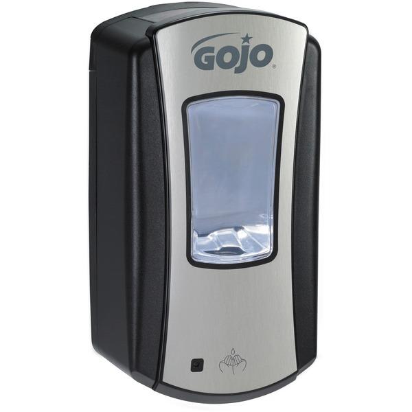 Gojo® LTX-12 White Touch-free Dispenser - Automatic - 1.27 quart Capacity - Chrome, Black - 1 / Each