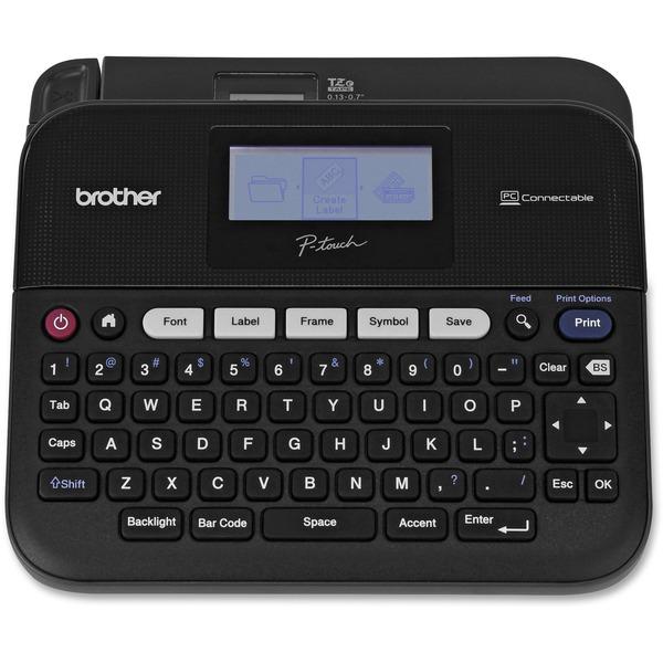 Brother P-Touch - PT-D450 - Labelmaker - Thermal Transfer - Monochrome - Labelmaker - 0.79 in/s Mono - 180 dpi - LCD Screen - Desktop - Auto Power Off - USB