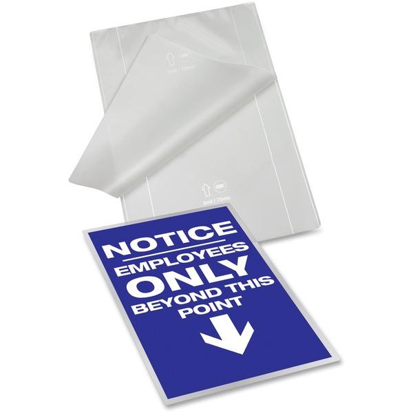 GBC Fusion EZUse Laminating Pouches - Sheet Size Supported: Letter 8.50
