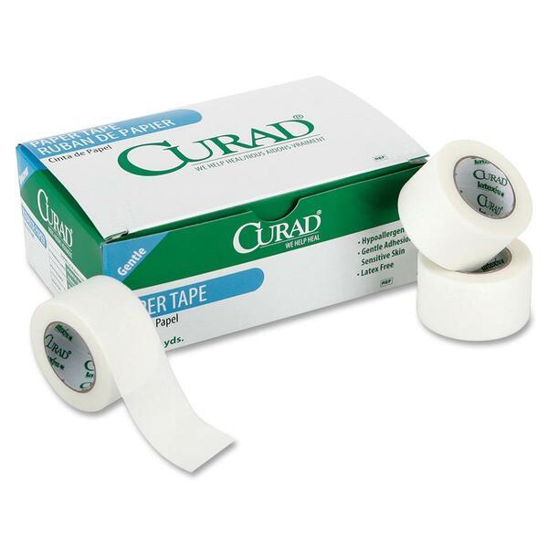 Curad Paper Adhesive Tape - 10 yd Length x 2