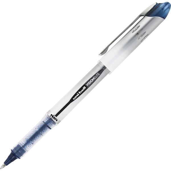 uni-ball Vision Elite Rollerball Pen - Bold Pen Point - 0.8 mm Pen Point Size - Black/Blue Pigment-based Ink - 1 Each