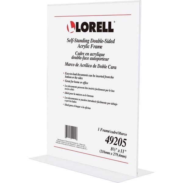 Lorell Double-sided Acrylic Frame - 1 Each - 8.50