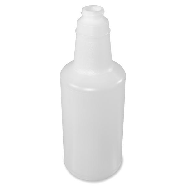 Genuine Joe 32 oz. Plastic Bottle with Graduations - Suitable For Cleaning - Lightweight, Durable - 12 / Carton