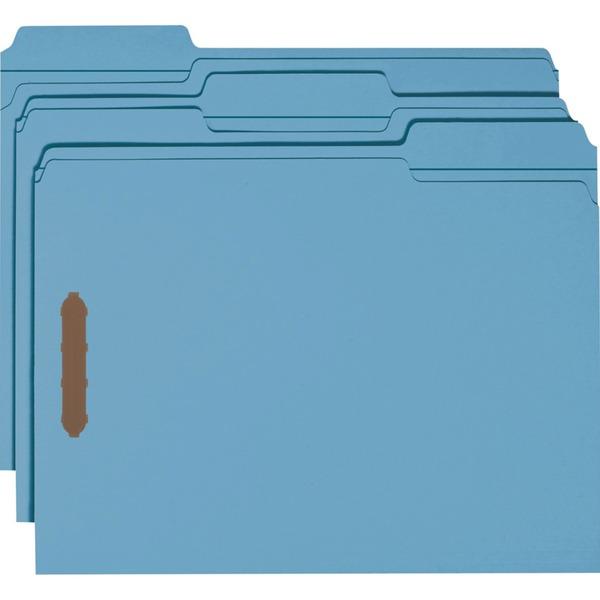 Smead 100% Recycled Fastener File Folders - Letter - 8 1/2