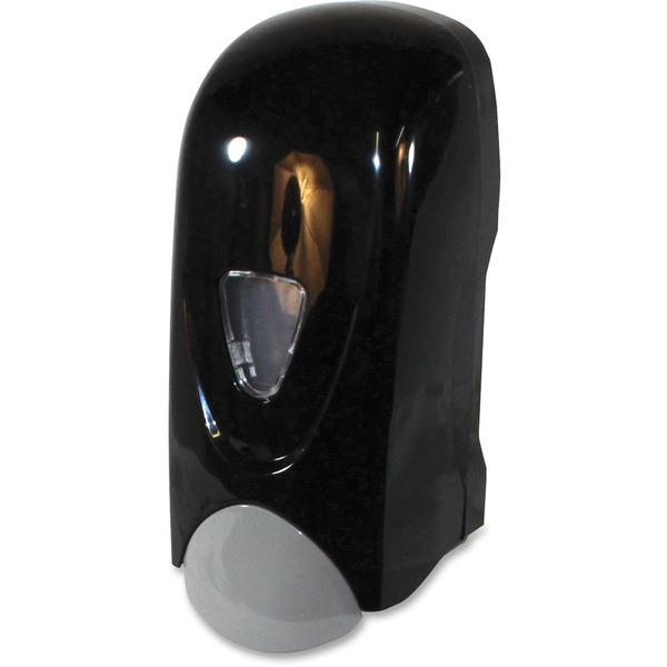 Genuine Joe 1000 ml Foam Soap Dispenser - Manual - 1.06 quart Capacity - Black, Gray - 1Each