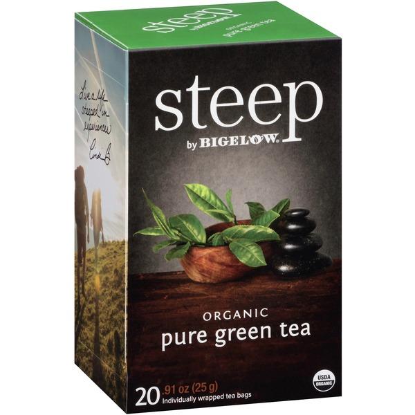 Bigelow Organic Green Tea - Green Tea - 28 Teabag - 28 / Box
