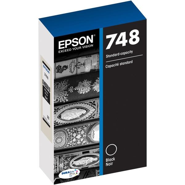 Epson DURABrite Pro 748 Ink Cartridge - Black - Inkjet - Standard Yield - 2500 Pages - 1 Pack