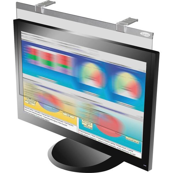 Kantek LCD Privacy/antiglare Wide Screen Filters Silver - For 24