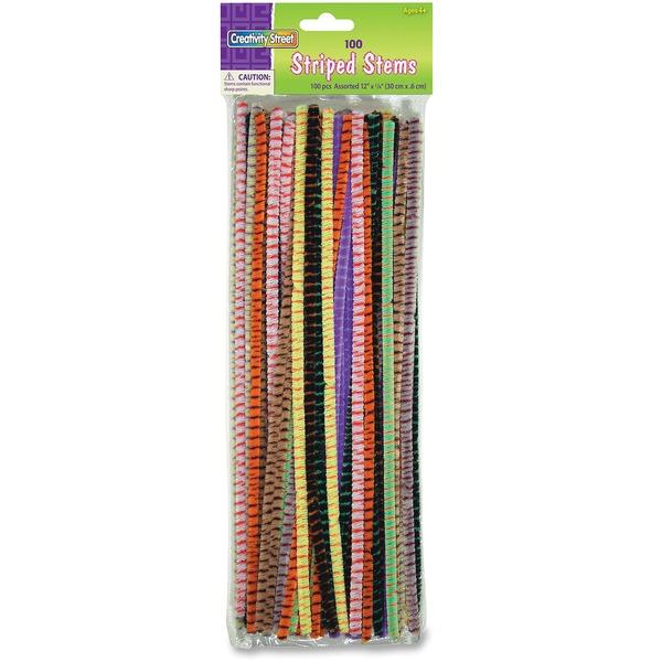 Creativity Street Jumbo Chenille Neon Pipe Cleaners - Craft Project, Classroom - 12